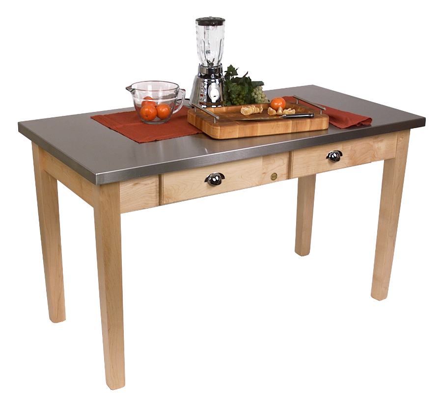John Boos Cucina Milano Stainless Steel Top Table